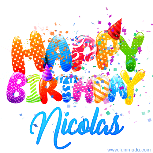 Buon compleanno Nicolas – GIF di buon compleanno n. 13