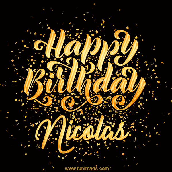 Buon compleanno Nicolas – GIF di buon compleanno n. 14