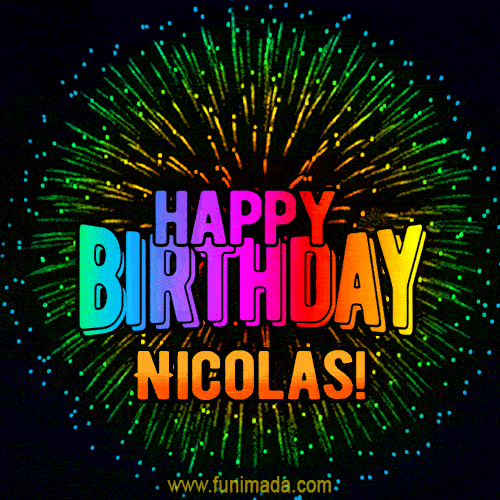 Buon compleanno Nicolas – GIF di buon compleanno n. 15