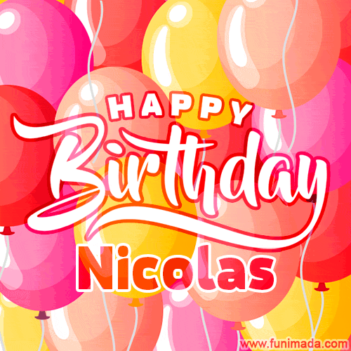 Buon compleanno Nicolas – GIF di buon compleanno n. 8