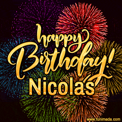 Buon compleanno Nicolas – GIF di buon compleanno n. 9