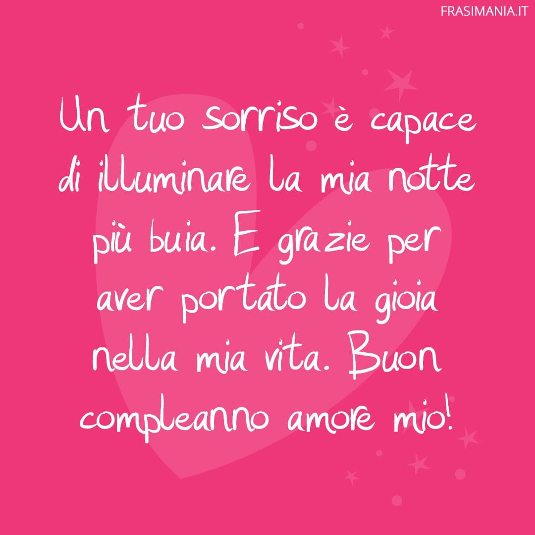 Buon compleanno Amore Mio – immagine di buon compleanno n. 7
