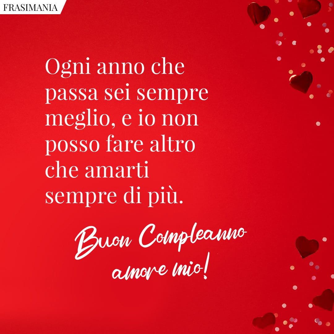 Buon compleanno Amore Mio – immagine di buon compleanno n. 11