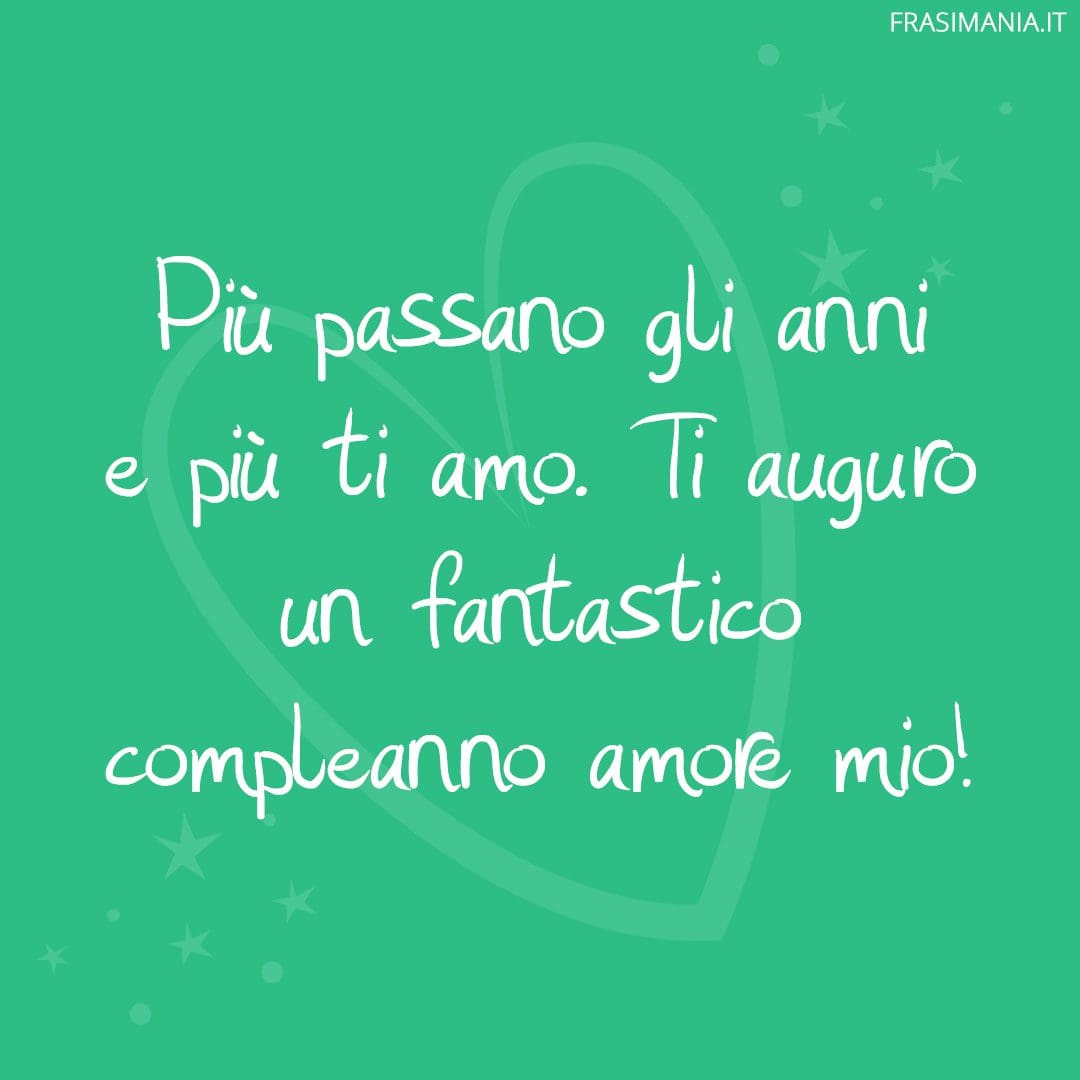 Buon compleanno Amore Mio – immagine di buon compleanno n. 13