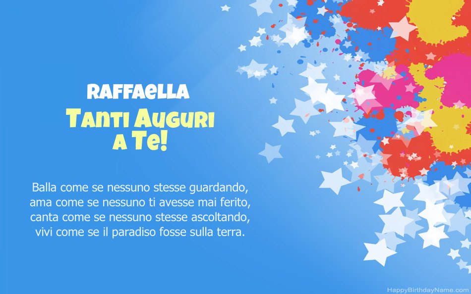 Auguri Di Buon Compleanno Raffaella – immagine di buon compleanno n. 2