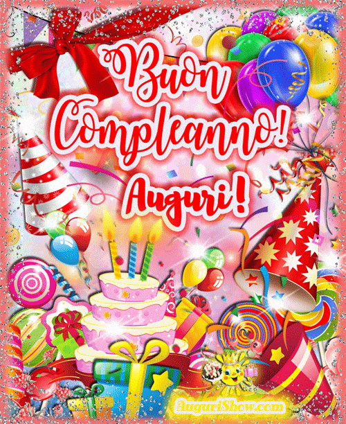 Lettere di compleanno per lui – GIF di buon compleanno n. 3