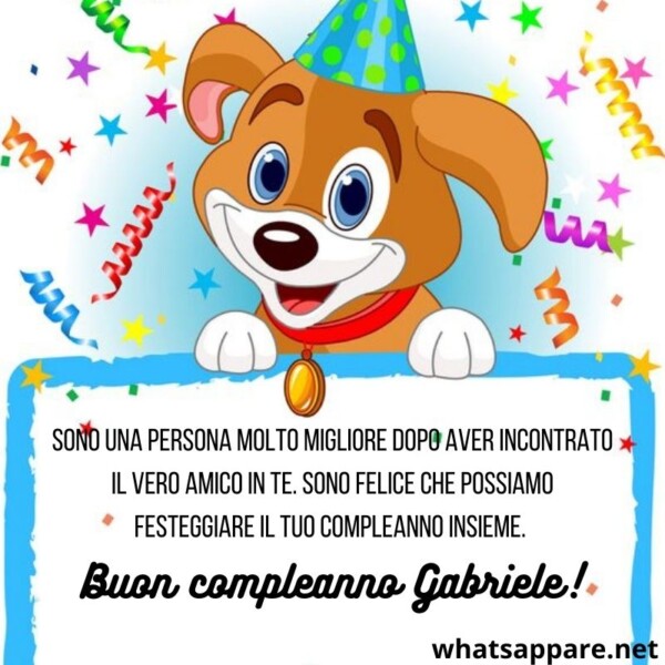 Buon compleanno Gabriele – immagine di buon compleanno n. 23