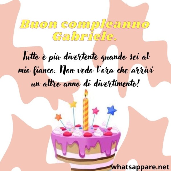 Buon compleanno Gabriele – immagine di buon compleanno n. 25