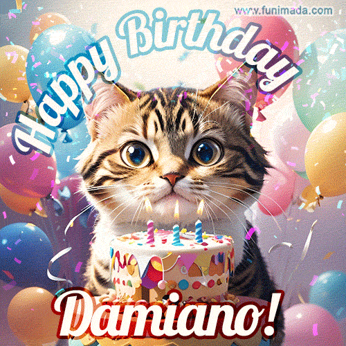 Buon compleanno Damiano – GIF di buon compleanno n. 17