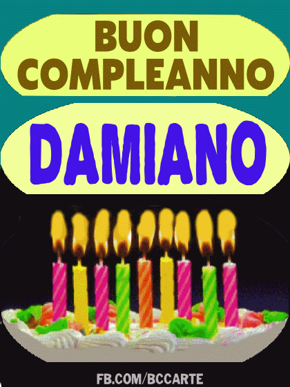 Buon compleanno Damiano – GIF di buon compleanno n. 5