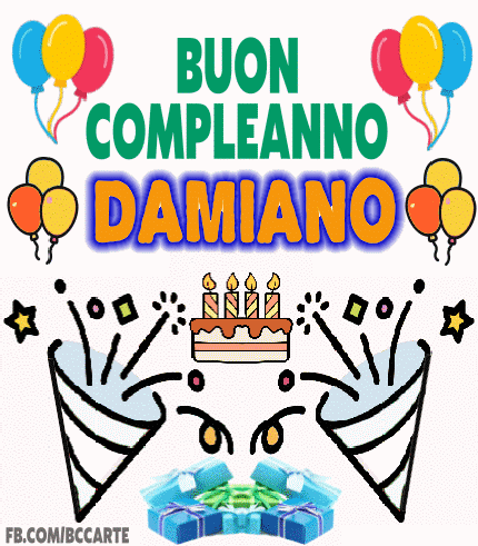 Buon compleanno Damiano – GIF di buon compleanno n. 6