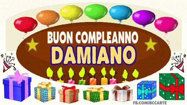 Buon compleanno Damiano – GIF di buon compleanno n. 7