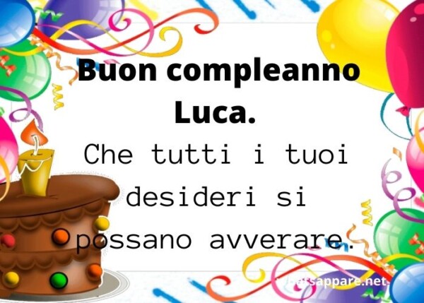 Auguri Di Buon Compleanno Luca – immagine di buon compleanno n. 116