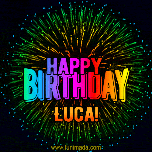 Auguri Di Buon Compleanno Luca – GIF di buon compleanno n. 13