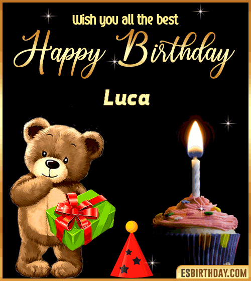 Auguri Di Buon Compleanno Luca – GIF di buon compleanno n. 15