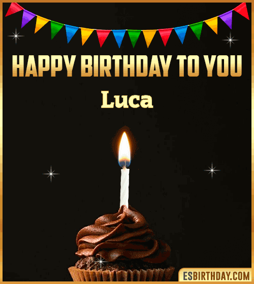 Auguri Di Buon Compleanno Luca – GIF di buon compleanno n. 17