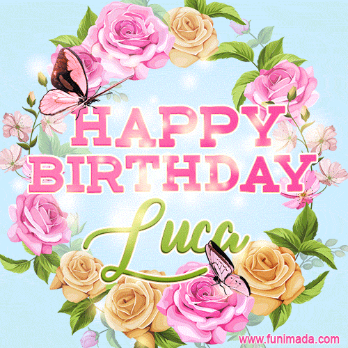 Auguri Di Buon Compleanno Luca – GIF di buon compleanno n. 5