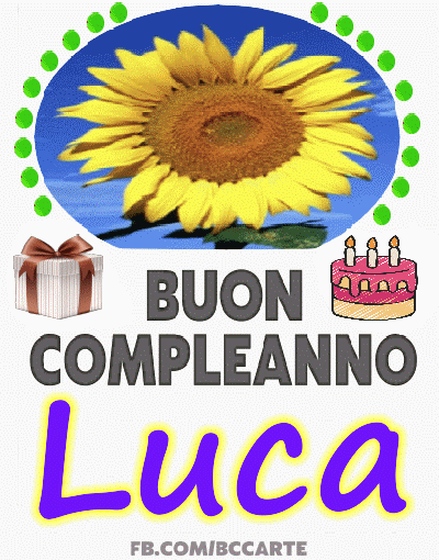 Auguri Di Buon Compleanno Luca – GIF di buon compleanno n. 25