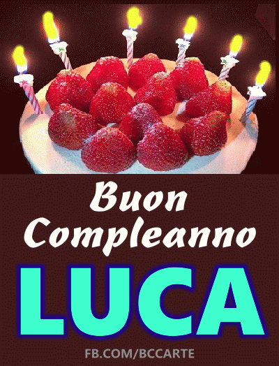 Auguri Di Buon Compleanno Luca – GIF di buon compleanno n. 27