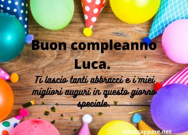 Auguri Di Buon Compleanno Luca – immagine di buon compleanno n. 115