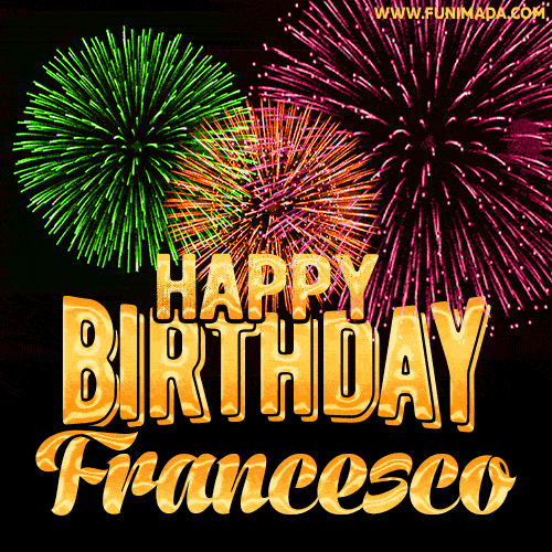 Buon compleanno Nipote Francesco – GIF di buon compleanno n. 44