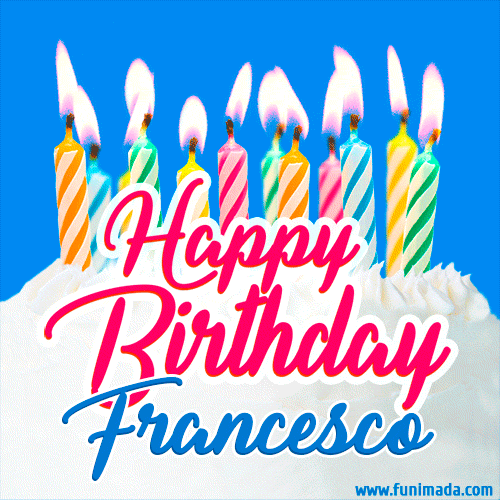 Buon compleanno Nipote Francesco – GIF di buon compleanno n. 46