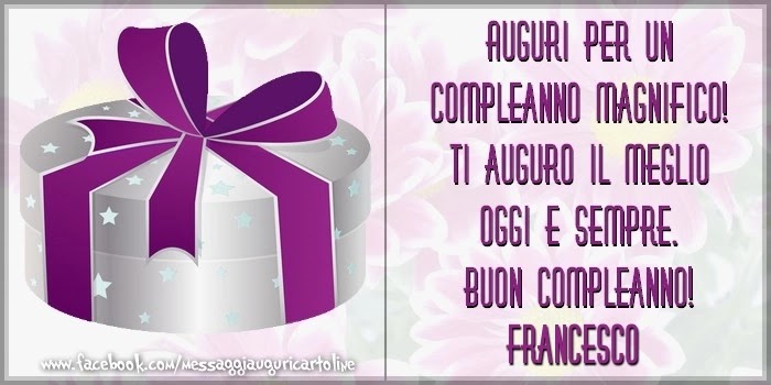 Buon compleanno Nipote Francesco – immagine di buon compleanno n. 137