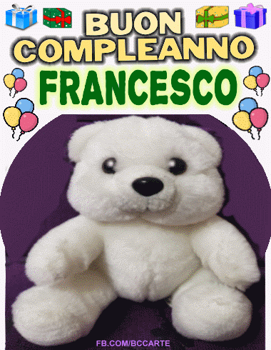 Buon compleanno Nipote Francesco – GIF di buon compleanno n. 20