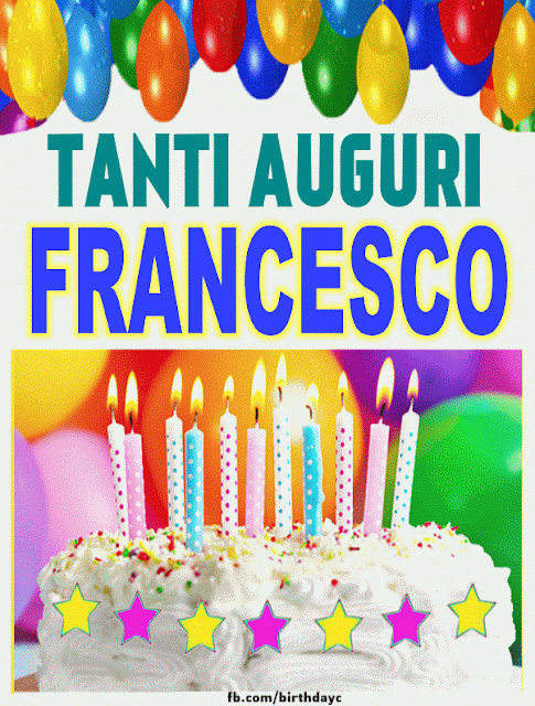 Buon compleanno Nipote Francesco – GIF di buon compleanno n. 26