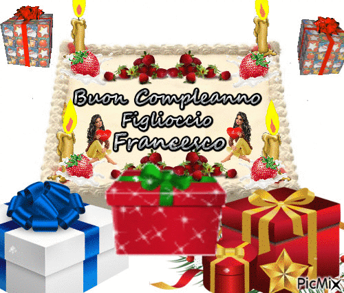 Buon compleanno Nipote Francesco – GIF di buon compleanno n. 28