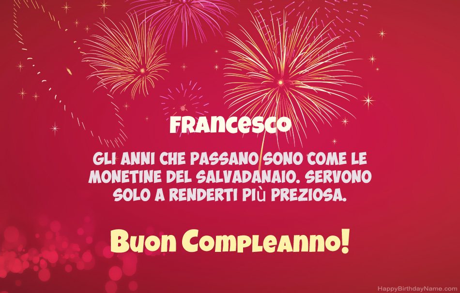 Buon compleanno Nipote Francesco – immagine di buon compleanno n. 89