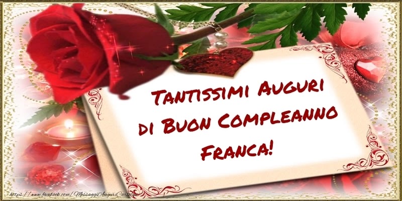 Buon compleanno Franca – immagine di buon compleanno n. 50