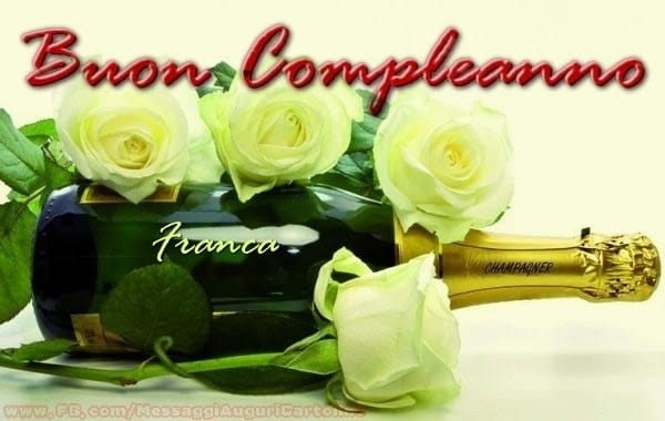 Buon compleanno Franca – immagine di buon compleanno n. 45