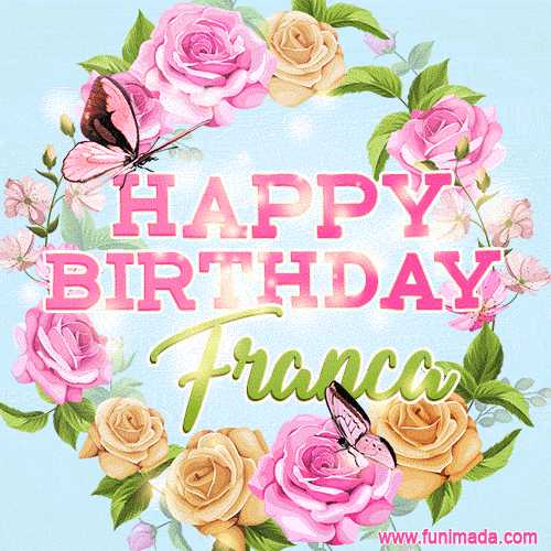 Buon compleanno Franca – GIF di buon compleanno n. 11