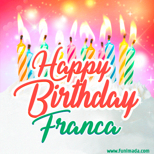 Buon compleanno Franca – GIF di buon compleanno n. 14
