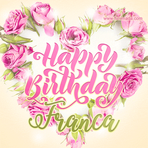 Buon compleanno Franca – GIF di buon compleanno n. 8