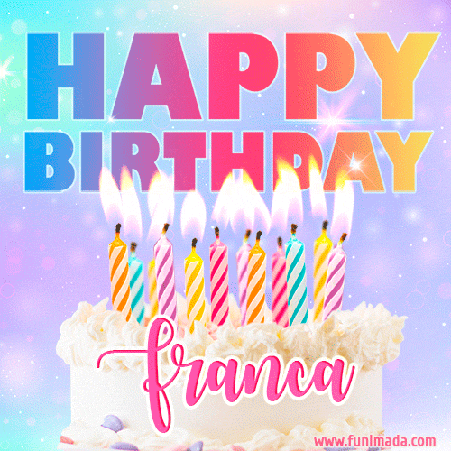 Buon compleanno Franca – GIF di buon compleanno n. 10