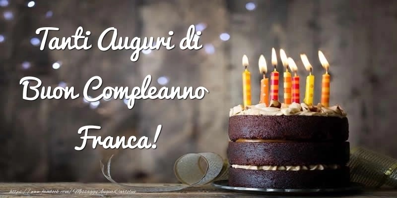 Buon compleanno Franca – immagine di buon compleanno n. 77