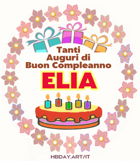 Buon compleanno Elia – GIF di buon compleanno n. 15