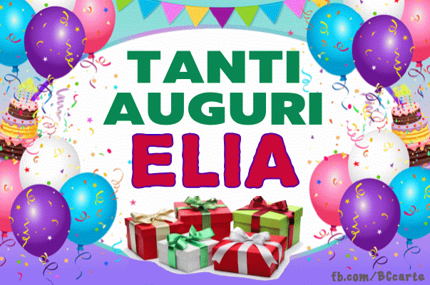 Buon compleanno Elia – GIF di buon compleanno n. 17
