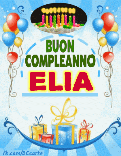 Buon compleanno Elia – GIF di buon compleanno n. 18