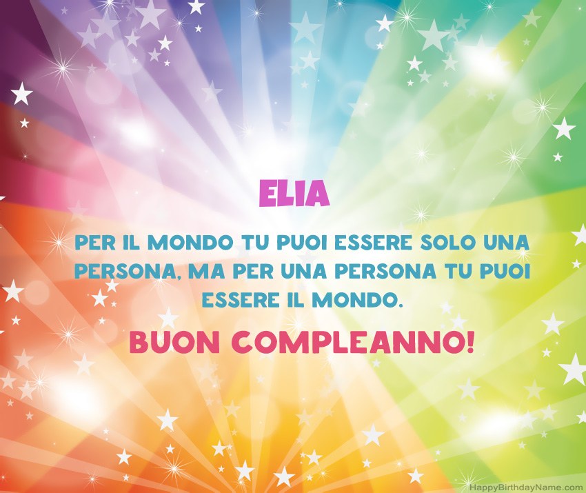Buon compleanno Elia – immagine di buon compleanno n. 90