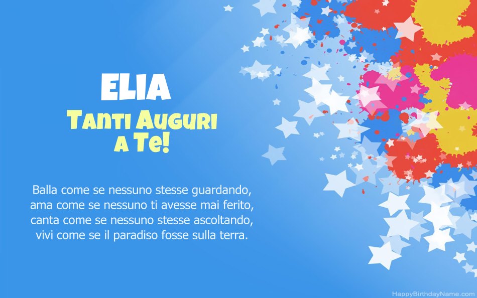 Buon compleanno Elia – immagine di buon compleanno n. 66
