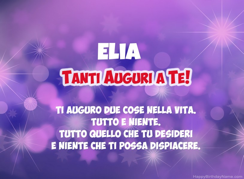 Buon compleanno Elia – immagine di buon compleanno n. 70