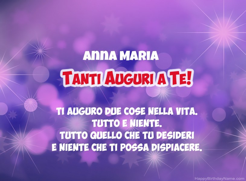 Buon compleanno Annamaria – immagine di buon compleanno n. 13