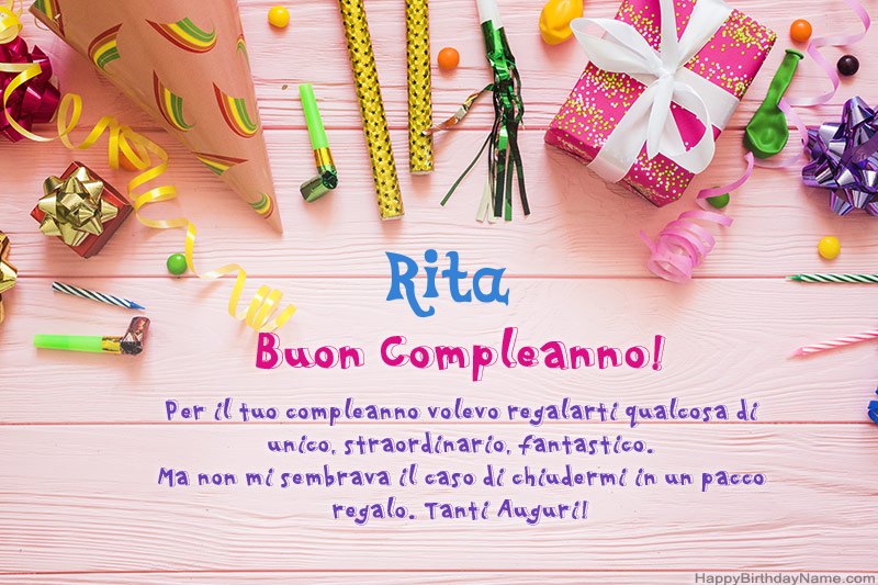 Buon compleanno Rita – immagine di buon compleanno n. 2