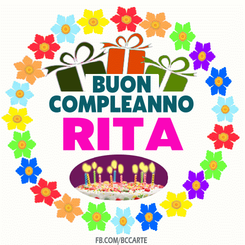 Buon compleanno Rita – GIF di buon compleanno n. 4