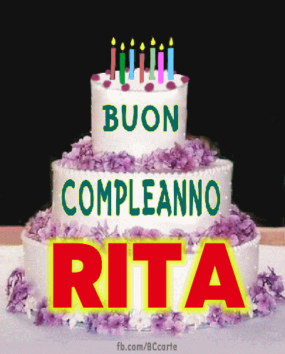 Buon compleanno Rita – GIF di buon compleanno n. 8
