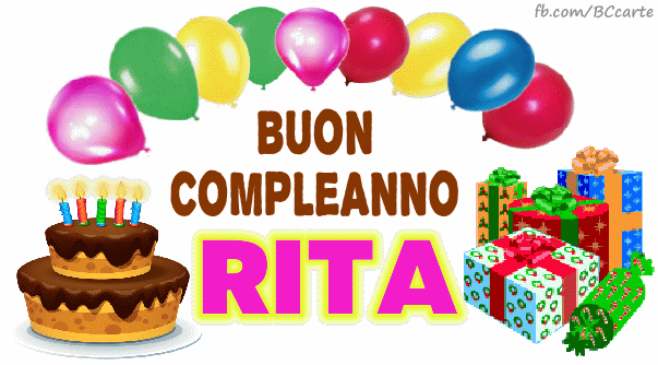 Buon compleanno Rita – GIF di buon compleanno n. 7