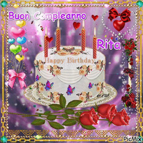 Buon compleanno Rita – GIF di buon compleanno n. 10